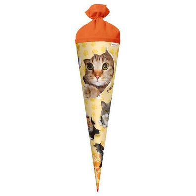 ROTH 677471 Schultüte Katzenparty - rund, 70 cm