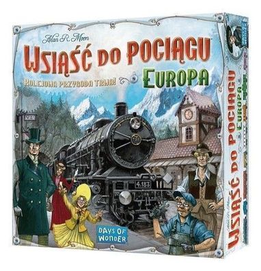 Wsi??? do Poci?gu: Europa - Brettspiel von Rebel