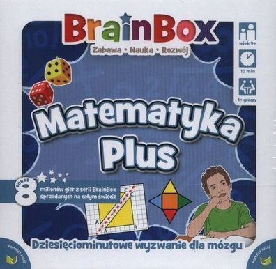 BrainBox Mathematik Plus 55 Karten Spiel Rebel