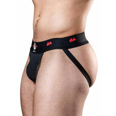 MM The Original Jockstrap Special Edition Reversible Black/Red 2''