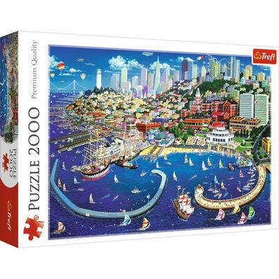 TREFL Puzzle Hafen von San Francisco 2000 Teile