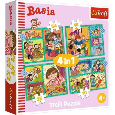 TREFL Puzzle Basia 4in1 (35,48,54,70 Teile)