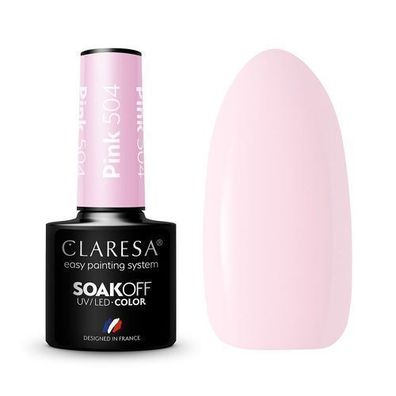 Claresa Pink Lakier hybrydowy 5g 504