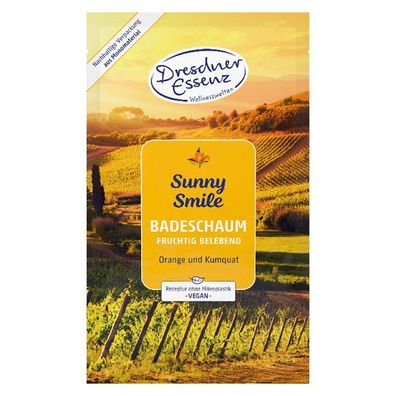 Dresdner Essenz Badeschaum Sunny Smile Orange und Kumquat 60 gr