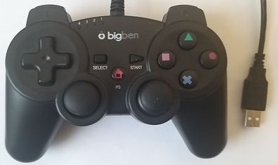 Playstation 3 Controller Gamepad Drücker Kabel PS3 - Ausführung: Schwarz