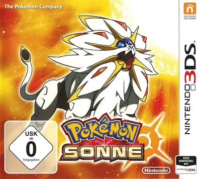 Pokemon Sonne Game Freak Nintendo 3DS 2DS - Ausführung: mit OVP