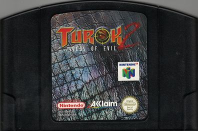 Turok 2 Seeds of Evil Nintendo 64 1998 N64 Aklaim PAL - Ausführung: nur