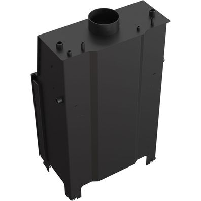 Wasserführender Kamineinsatz KRATKI MBA 17 kW Ø 200 Schwarze Thermotec-Auskleidung