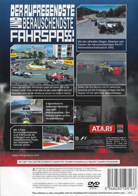 Grand Prix Challenge Atari FIA Fomel Eins Formula One Sony PlayStation