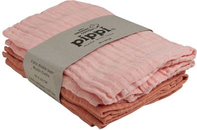 Pippi Babywear Kinder Windeln Organic Cloth Muslin (4-pack)