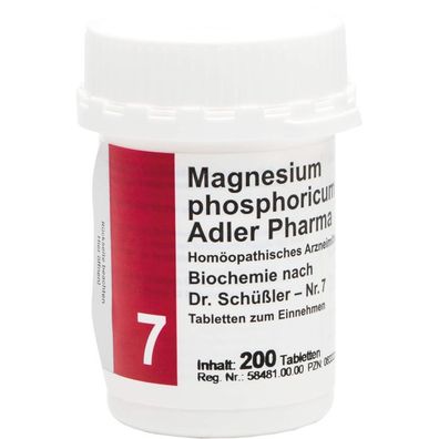 Biochemie Adler 7 Magnesium Phosphoricum D 6 Adler