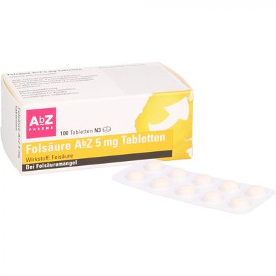 Folsäure AbZ 5mg Tabletten