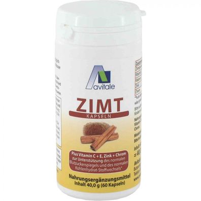 Zimtkapseln 500mg + Vit. C+E