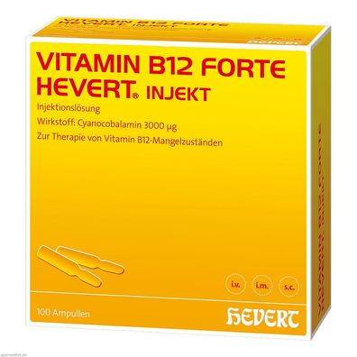 Vitamin B12 FORTE HEVERT INJEKT