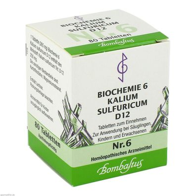 Biochemie 6 Kalium sulfuricum D 12