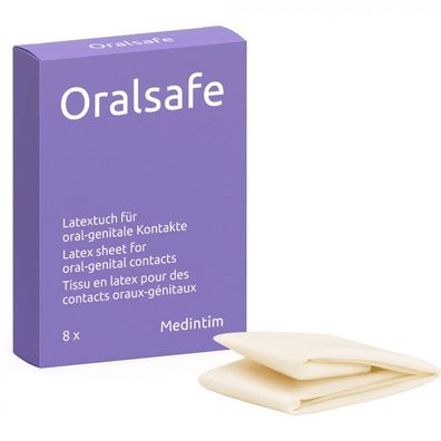 Oral Safe Latexschutztuch Erdbeere