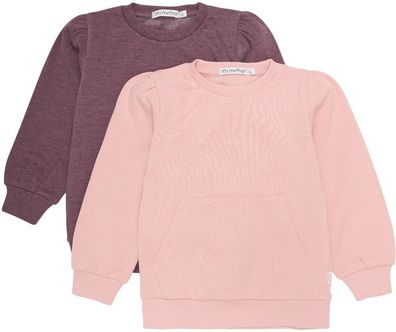 Minymo Kinder Sweatshirt Sweat Shirt girl (2-pack)