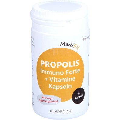 Propolis Immuno Forte + Vitamine Kapseln MediFit