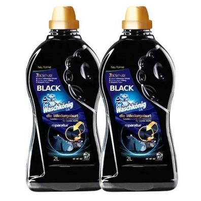 Der Waschkonig Black Spezialgel für Waschmaschinen 2x2 l