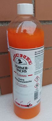 Hartglanzwachs 1 Flasche 1000 ml. gelb, Bohnerwachs flüssig