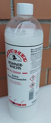 Hartglanzwachs farblos 1 Flasche 1000 ml., Bohnerwachs flüssig