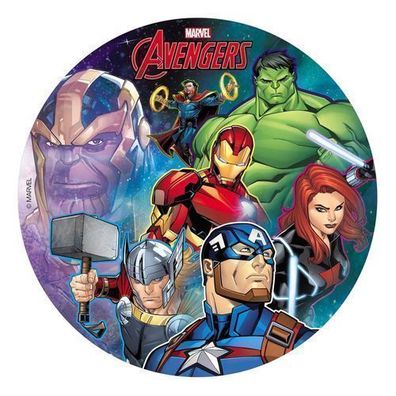 Avengers Fondant Tortenaufleger Ø 20cm