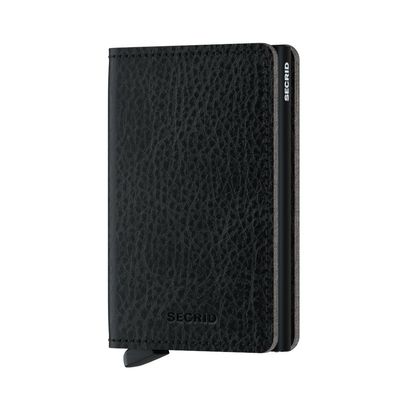 SECRID Slimwallet Vegetable, black-black, Unisex