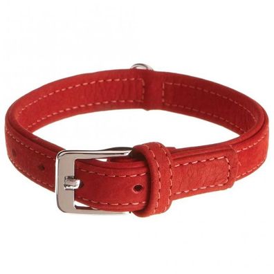 Karlie Halsband Buffalo aus Kalbsleder - Rot - 60 cm/30 mm