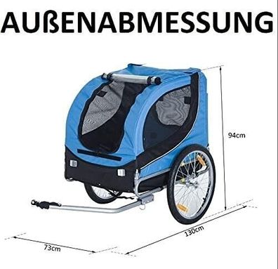 Hundeanhänger Fahrradanhänger Transportanhänger Lastenanhänger Radanhänger 40 Kg