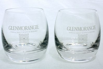 Glenmorangie Single Malt Scotch Whisky Tumbler Glas Bauchig Gläser 3663 6 x Set