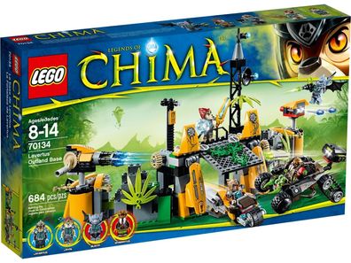 LEGO Legends OF CHIMA: Lavertus Lagerversteck (70134) Spielzeug 4 Mini Figuren