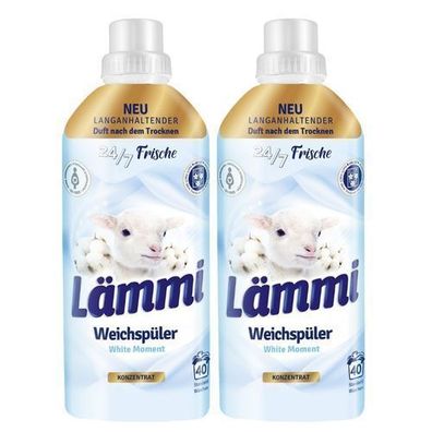 Lämmi White Moment Weichspüler Konzentrat 2x40 Wäschen