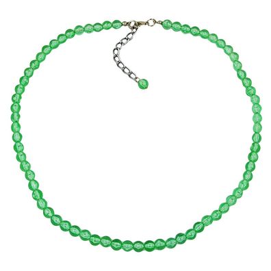 Kette, Perle, 6, kiwi-transparent