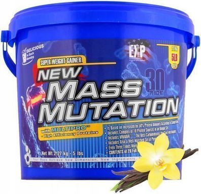 Gainer Mass Weight Complex Mit Protein Muskelaufbau Vanille 2270g