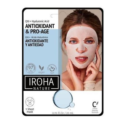 Iroha Nature Anti-Aging Gesichtsmaske mit Antioxidantien & Pro-Age, 20 ml