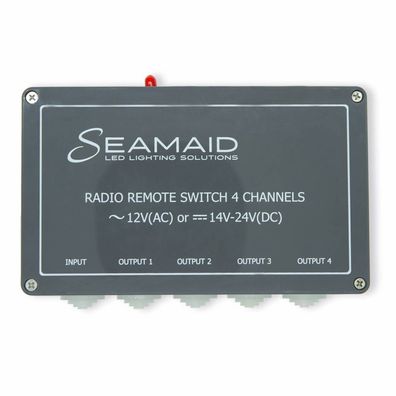 Seamaid Funk-Steuermodul – 14-Kanäle-Modell mit 8-Tasten-Fernbedienung | 12V(AC)