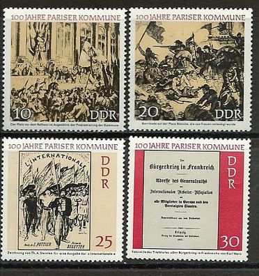 DDR postfrisch Michel-Nummer 1655-1658