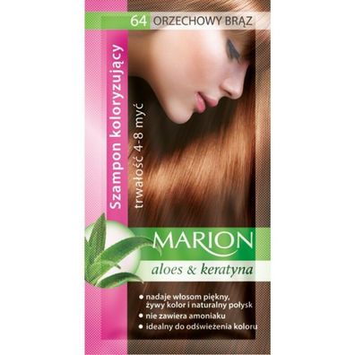 Marion Färbeshampoo 4-8 Wäschen Nr. 64 nussbraun