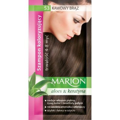 Marion Färbeshampoo 4-8 Wäschen Nr. 53 kaffeebraun