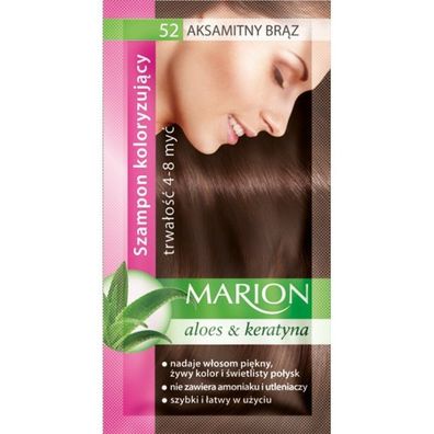 Marion Färbeshampoo 4-8 Wäschen Nr. 52 Samtbraun