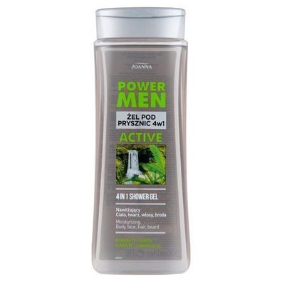 Joanna Power Men Aktiv Duschgel 4-in-1, 300ml