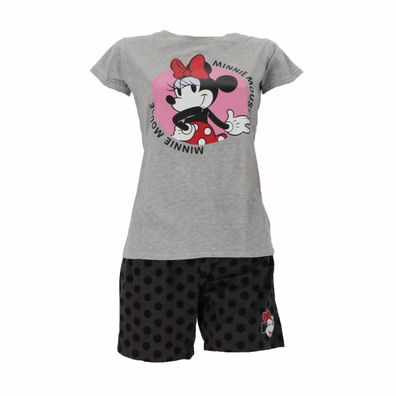 Minnie Maus Shortama für Damen Bequemer Schlafanzug