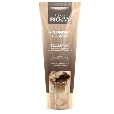 Biovax Glamour Volumising Therapy Shampoo mit Koffein, 200ml