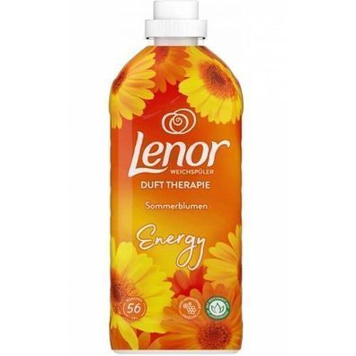 Lenor Sommerblumen Happy Weichspüler, 56 Wäschen, 1,4L