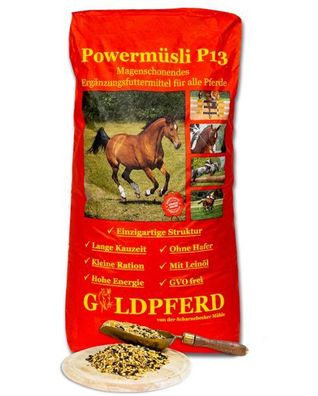 Powermüsli P13 25kg Pferdefutter Goldpferd