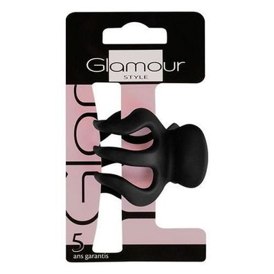 Glamour Haarklammer Klein Schwarz Matt Finish