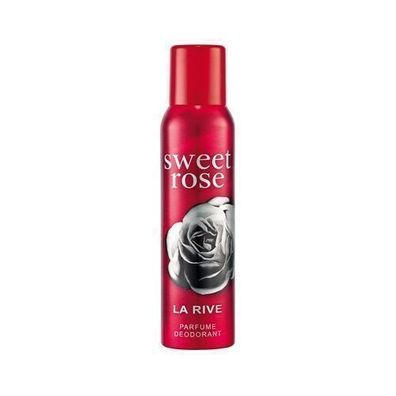 La Rive Sweet Rose Deodorant Spray, 150ml - Fruchtige, verführerische Komposition