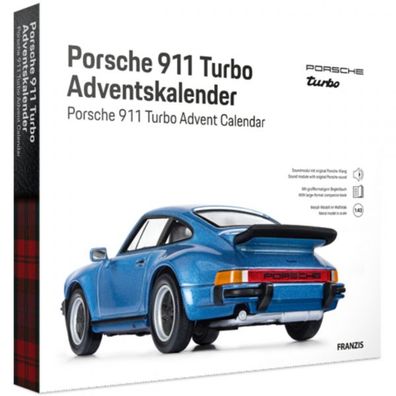 Porsche 911 Turbo Adventskalender Modellbau 1:43 Advent Calendar Franzis Verlag