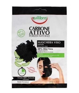 Equilibra Aktivkohle Gesichtsmaske - Detox & Hydration Mask