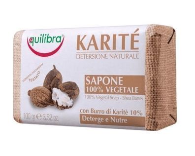 Equilibra Sheabutter-Seife, 100 g